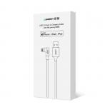 Cablu pentru incarcare si transfer de date UGREEN US299, USB/Lightning, 2.4A, 1m, Rosu 13 - lerato.ro