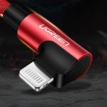 Cablu pentru incarcare si transfer de date UGREEN US299, USB/Lightning, 2.4A, 1m, Rosu 16 - lerato.ro