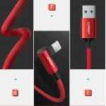 Cablu pentru incarcare si transfer de date UGREEN US299, USB/Lightning, 2.4A, 1m, Rosu 20 - lerato.ro