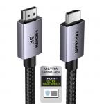 Cablu video UGREEN HD171, HDMI tata - HDMI tata, 8K, 60Hz, 2m, Gri 9 - lerato.ro