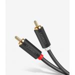 Cablu audio UGREEN 10520, 2x RCA tata la 2x RCA tata, 5m, Gri 6 - lerato.ro