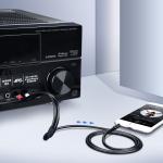 Cablu audio UGREEN, 1x tata jack 3.5 mm la 2x tata RCA, 3m, Negru 3 - lerato.ro