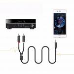 Cablu audio UGREEN AV116, tata jack 3.5 mm la 2x tata RCA, 3m, Negru 3 - lerato.ro