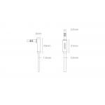 Cablu audio UGREEN AV119, 1x tata jack 3.5 mm la 1x tata jack 3.5 mm, unghi 90 grade, 0.5m, Negru/Argintiu 10 - lerato.ro