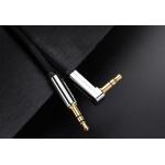Cablu audio UGREEN AV119, 1x tata jack 3.5 mm la 1x tata jack 3.5 mm, unghi 90 grade, 0.5m, Negru/Argintiu 9 - lerato.ro