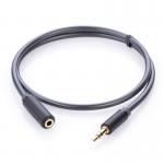 Cablu audio pentru extindere UGREEN AV124, tata mini jack 3.5 mm la mama mini jack 3.5 mm, 1m, Gri 4 - lerato.ro