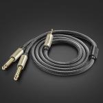 Cablu audio UGREEN AV126, 1x Jack 3.5mm la 2x Jack 6.35mm tata, 1m, Gri 9 - lerato.ro