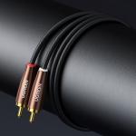 Cablu audio UGREEN AV199, 2 x tata RCA la 2 x tata RCA, Conector placat cu aur 24K, 3 m, Negru/Bronz 7 - lerato.ro