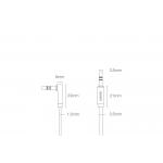Cablu audio UGREEN Flat Elbow, mini jack 3.5 mm AUX, 5m, Negru/Argintiu 3 - lerato.ro