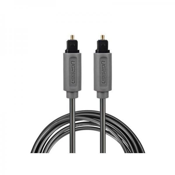 Cablu audio UGREEN Optical Toslink, tata S/PDIF, 3m, Gri