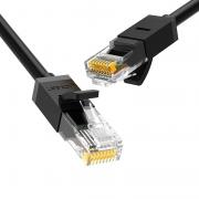 Cablu retea UGREEN NW102 Ethernet Cat. 6, mufat 2xRJ45, UTP, Rounded, lungime 2m, Negru