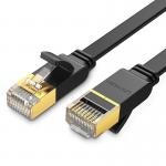 Cablu retea plat UGREEN NW106B Ethernet Cat. 7, mufat 2xRJ45, STP, lungime 1m, 10Gbps, Negru 2 - lerato.ro