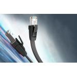 Cablu retea plat UGREEN NW134 Ethernet, Cat. 8, mufat 2xRJ45, U/FTP, lungime 2m, 40Gbps, Negru 7 - lerato.ro