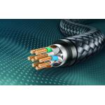 Cablu retea rotund UGREEN NW150 Ethernet Braid, Cat. 7, mufat 2xRJ45, F/FTP, lungime 1m, 10Gbps, Negru 4 - lerato.ro