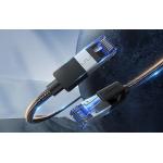 Cablu retea rotund UGREEN NW153 Ethernet Braid, Cat. 8, mufat 2xRJ45, F/FTP, lungime 2m, 25Gbps, Negru 7 - lerato.ro