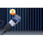 Cablu retea rotund UGREEN NW153 Ethernet Braid, Cat. 8, mufat 2xRJ45, F/FTP, lungime 2m, 25Gbps, Negru 5 - lerato.ro