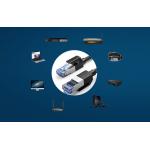 Cablu retea rotund UGREEN NW153 Ethernet Braid, Cat. 8, mufat 2xRJ45, F/FTP, lungime 2m, 25Gbps, Negru 4 - lerato.ro