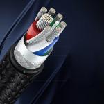 Cablu pentru incarcare si transfer de date UGREEN Elbow US305, USB Type-C/Lightning, certificare MFi, Power Delivery, 3A, 1m, Gri