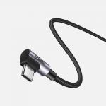 Cablu pentru incarcare si transfer de date UGREEN Elbow US323, 2x USB Type-C, Quick Charge, Power Delivery, 3A, 1m, Gri 11 - lerato.ro