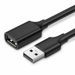 Cablu extender pentru transfer de date UGREEN US103, USB 2.0 tata - USB 2.0 mama, 480Mbps, 0.5m, Negru 2 - lerato.ro