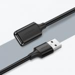 Cablu extender pentru transfer de date UGREEN US103, USB 2.0 tata - USB 2.0 mama, 480Mbps, 0.5m, Negru 11 - lerato.ro