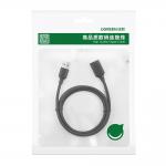Cablu extender pentru transfer de date UGREEN US103, USB 2.0 tata - USB 2.0 mama, 480Mbps, 0.5m, Negru 10 - lerato.ro
