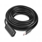 Cablu pentru transfer de date UGREEN US121, USB tata - USB mama, activ, 10m, Negru 6 - lerato.ro