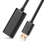 Cablu pentru transfer de date UGREEN US121, USB tata - USB mama, activ, 25m, Negru 6 - lerato.ro