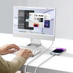 Cablu pentru incarcare si transfer de date UGREEN US199 MFI, USB/Lightning, 2.4A, 2m, Argintiu 4 - lerato.ro