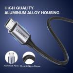 Cablu pentru incarcare si transfer de date UGREEN US290, USB/Micro-USB, Quick Charge 3.0, 2.4A, 1.5m, Alb 5 - lerato.ro