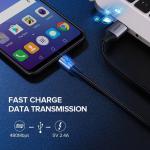 Cablu pentru incarcare si transfer de date UGREEN US290, USB/Micro-USB, Quick Charge 3.0, 2.4A, 50cm, Alb 6 - lerato.ro