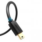 Cablu transfer date si incarcare dispozitive UGREEN US132, tata USB la tata mini USB, 480 Mbps, 2m, Negru 4 - lerato.ro