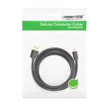 Cablu transfer date si incarcare dispozitive UGREEN US132, tata USB la tata mini USB, 480 Mbps, 2m, Negru 12 - lerato.ro