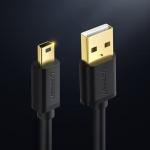 Cablu transfer date si incarcare dispozitive UGREEN US132, tata USB la tata mini USB, 480 Mbps, 2m, Negru 11 - lerato.ro