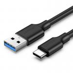 Cablu pentru incarcare si transfer de date UGREEN US184, USB la USB-C, 3A, 5Gbps, 2m, Negru 2 - lerato.ro