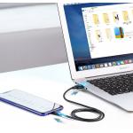Cablu pentru incarcare si transfer de date UGREEN US184, USB la USB-C, 3A, 5Gbps, 2m, Negru 4 - lerato.ro