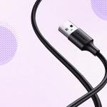 Cablu pentru incarcare si transfer de date UGREEN Elbow US307, USB/USB Type-C, Quick Charge 3.0, 5A, 2m, Negru 9 - lerato.ro