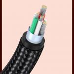 Cablu pentru incarcare si transfer de date UGREEN Elbow US313, USB/USB Type-C, Quick Charge 3.0, 5A, 25cm, Negru