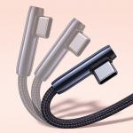 Cablu pentru incarcare si transfer de date UGREEN Elbow US313, USB/USB Type-C, Quick Charge 3.0, 5A, 2m, Negru 12 - lerato.ro