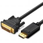 Cablu video UGREEN DP103 DisplayPort tata - DVI tata, FullHD, 2Gbps, 2 moduri, 2m, Negru 2 - lerato.ro