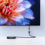 Cablu video UGREEN HD165, HDMI tata - HDMI mama, 8K, 60Hz, 15cm, Gri 6 - lerato.ro