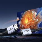 Cablu video UGREEN HD165, HDMI tata - HDMI mama, 8K, 60Hz, 15cm, Gri 5 - lerato.ro