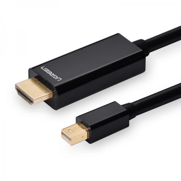 Cablu video UGREEN MD101 Mini DisplayPort tata - HDMI tata, 4K, 1.5m, Negru 1 - lerato.ro