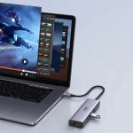Adaptor HUB 7-in-1 UGREEN CM512, USB-C - 2x USB 3.2, 1x USB-C PD, 1x HDMI 4K, 1x RJ45, 1x MicroSD, 1x SD, Gri 6 - lerato.ro