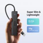 Adaptor HUB 4-in-1 UGREEN CM219, USB - 4x USB 3.0, Lungime cablu 15cm, Negru 3 - lerato.ro