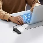 Adaptor HUB 4-in-1 UGREEN CM219, USB - 4x USB 3.0, Lungime cablu 1m, Negru 6 - lerato.ro