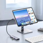 Adaptor HUB 5-in-1 UGREEN CM511, USB-C - 3x USB 3.0, 1x USB-C PD, 1x HDMI 4K, Gri 6 - lerato.ro