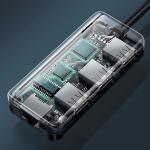 Adaptor HUB 4-in-1 UGREEN 20264, USB - 3x USB 2.0, 1x RJ45, 10/100Mbps, Negru 4 - lerato.ro