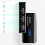 Adaptor HUB 4-in-1 UGREEN 20264, USB - 3x USB 2.0, 1x RJ45, 10/100Mbps, Negru 3 - lerato.ro