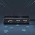 Adaptor HUB 4-in-1 UGREEN 20264, USB - 3x USB 2.0, 1x RJ45, 10/100Mbps, Negru 8 - lerato.ro